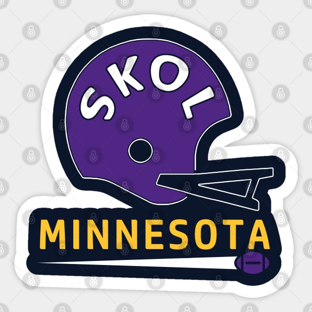 Minnesota Pro Football - SKOL Fan Sticker by FFFM
